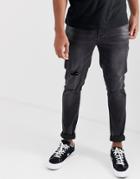 Le Breve Skinny Fit Ripped Jeans