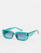 Aj Morgan Square Sunglasses In Blue
