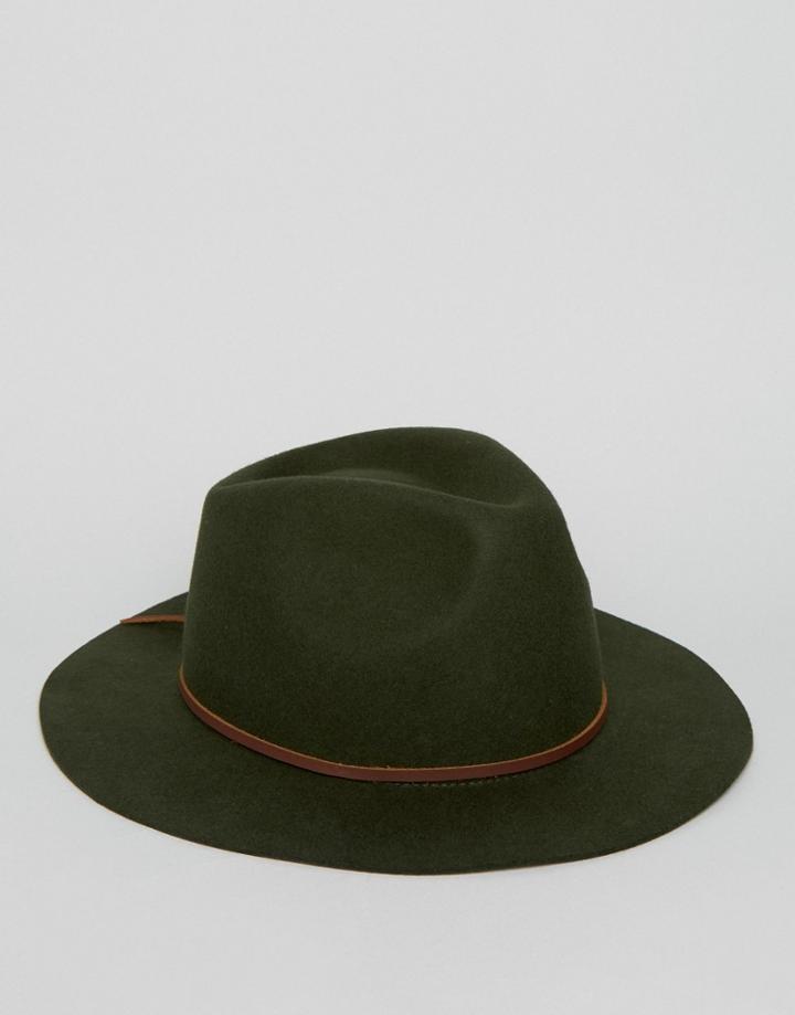 Brixton Wesley Fedora - Green