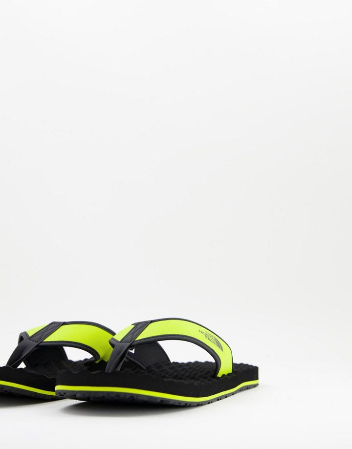 The North Face Base Camp Flip Flops In Yellow