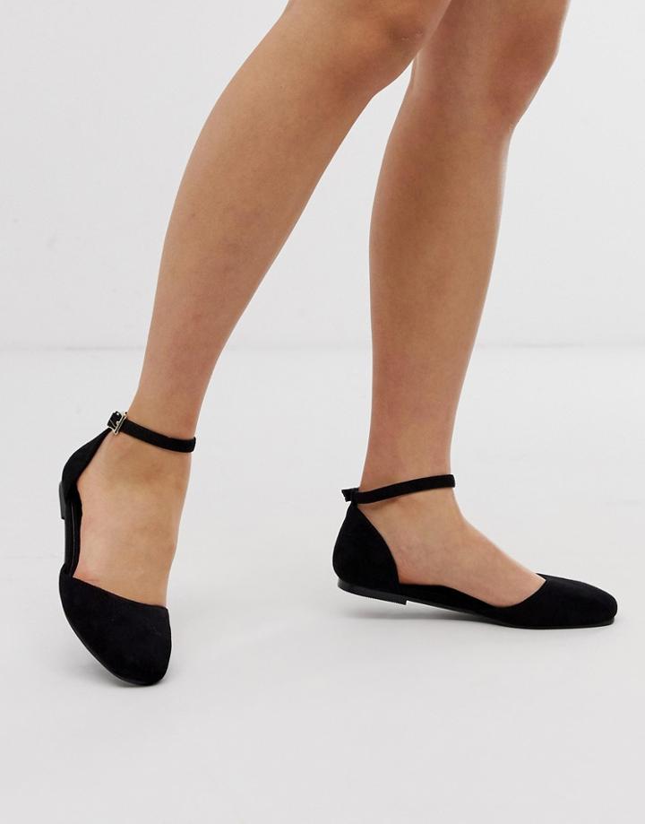 Asos Design Linton Ballet Flats - Black