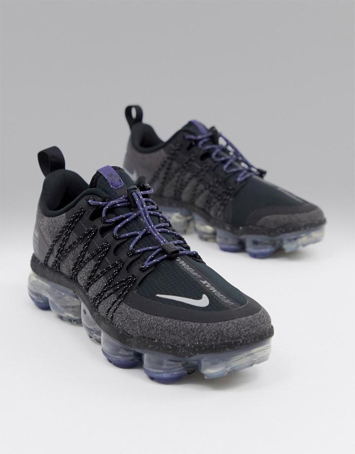 Nike Running Vapormax Ulitity Sneakers In Black