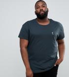 Religion Plus Crew Neck T-shirt With Drop Shoulder - Black
