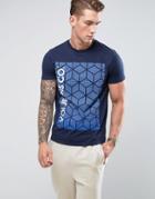 Voi Jeans Geo Print T-shirt - Navy