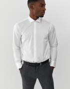 Ted Baker Slim Fit Smart Shirt In White