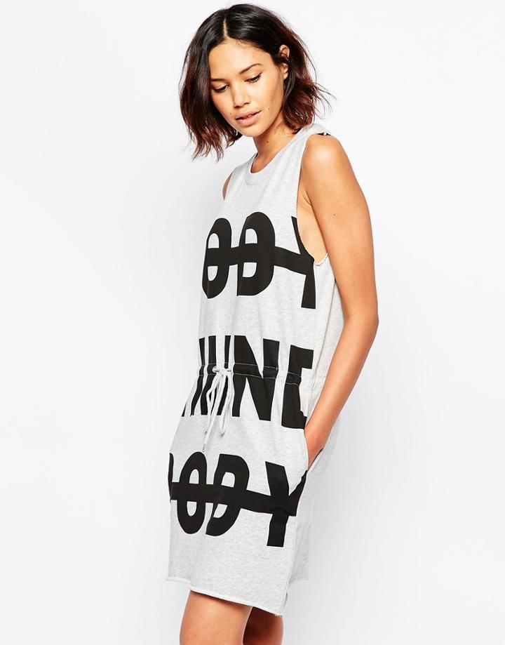 Cheap Monday Bonita Sweat Dress - Light Gray Melange