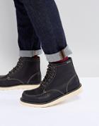 Eastland Lumber Up Leather Boots In Black - Black