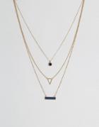 Ashiana Multi Layered Necklace - Gold