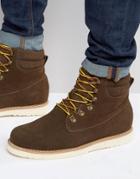 Bellfield Noma Nubuck Laceup Boots - Brown