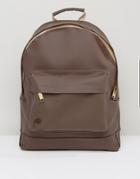 Mi-pac Rubber Backpack In Brown - Brown