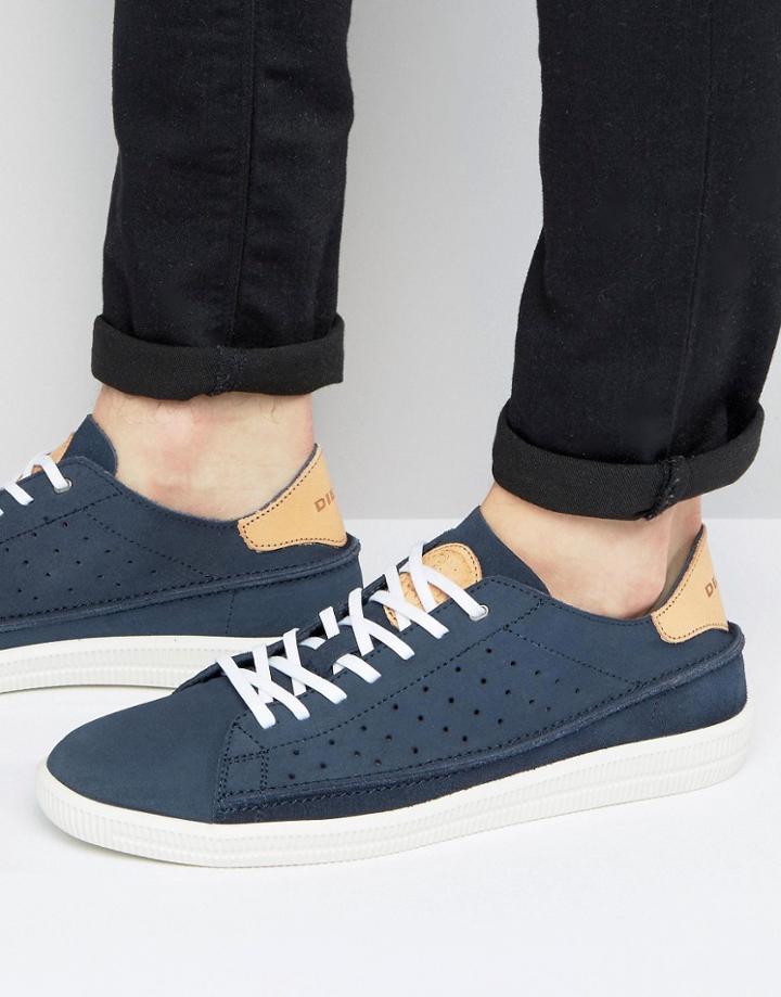 Diesel Naptik Suede Sneakers - Navy