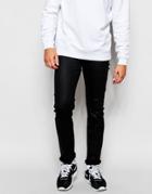 Vito Skinny Black Jeans - Black