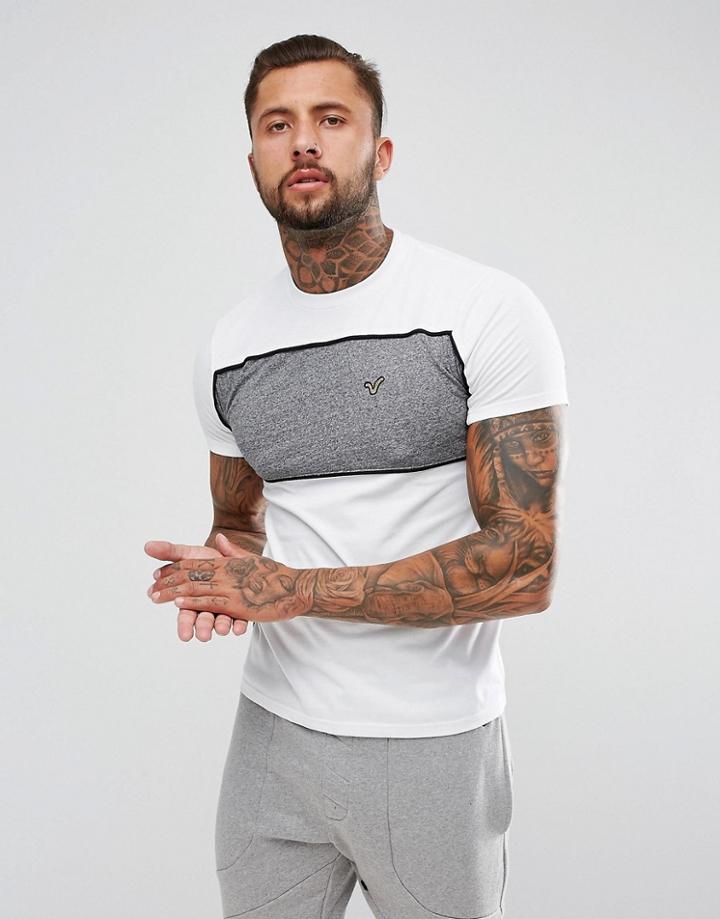 Voi Jeans Ford Panel T-shirt - White