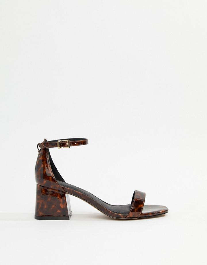 Asos Design Honeydew Heeled Sandals - Multi