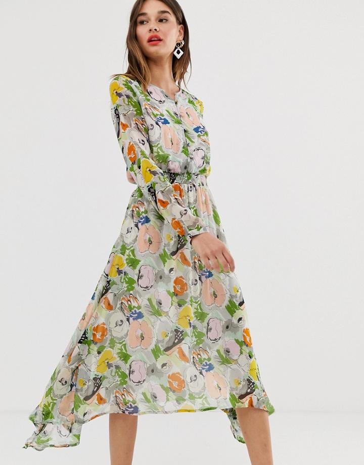 Essentiel Antwerp Floral Maxi Dress