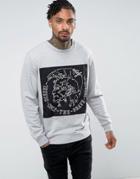 Diesel S-samuel Sweater Embroidered Patch - Gray