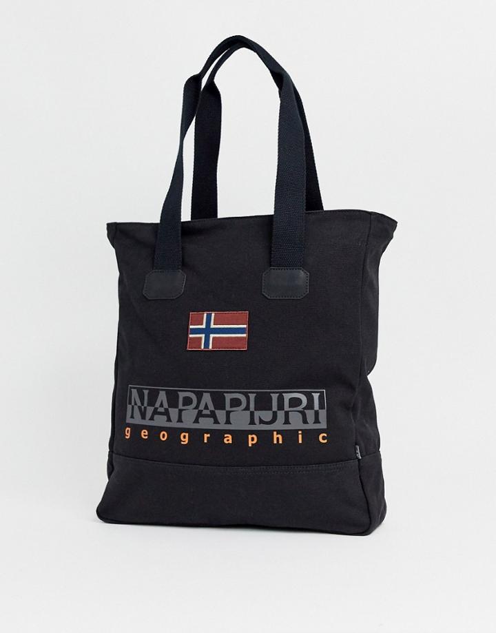 Napapijri Sporta Tote Bag In Black