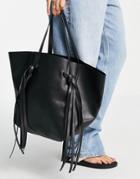 French Connection Geo Tote Bag In Black