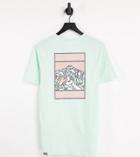 The North Face Faces T-shirt In Mint Exclusive At Asos-green
