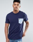 Lyle & Scott Pocket T-shirt Eagle Logo Regular Fit In Navy - Navy