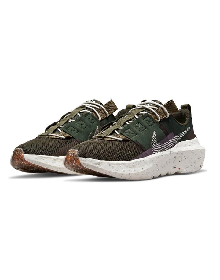 Nike Crater Impact Sneakers In Sequoia/pink Glaze-green