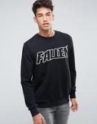 New Look Sweatshirt With Fallen Print In Black - Black