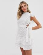 Stevie May Bonita Mini Dress-white
