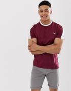 Threadbare Panel T-shirt - Red