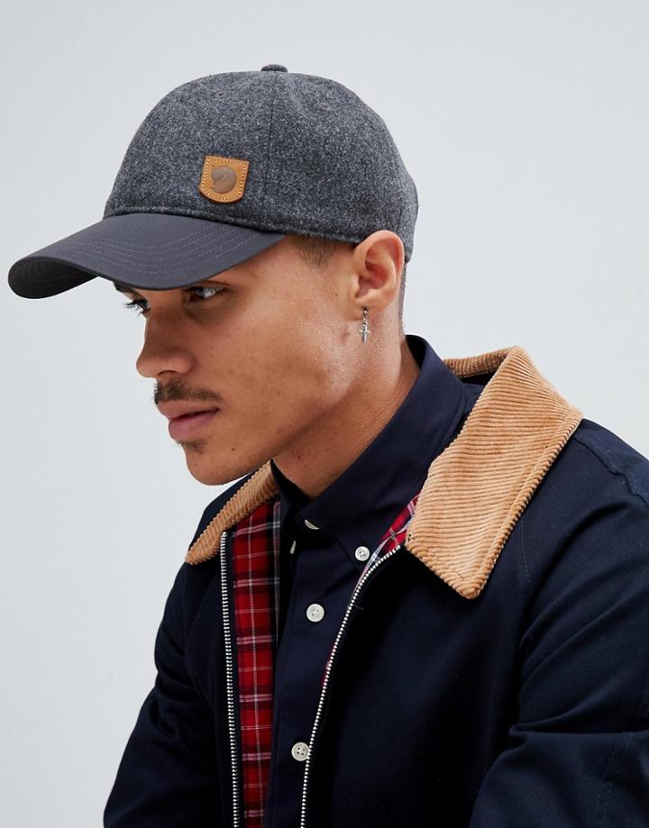 Fjallraven Cap In Dark Gray - Gray