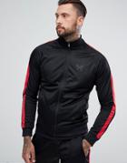 Good For Nothing Track Jacket With Side Stripes - Black
