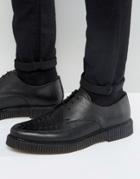 Religion Leather Creeper Derby Shoes - Black