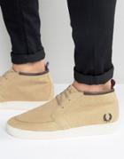 Fred Perry Shields Mid Suede Sneakers - Beige