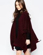 Wal G Cardigan With Fringe Detail