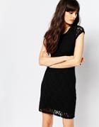 Vero Moda Lace Body-conscious Dress - Black