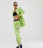 Collusion Newspaper Print Statement Pants - Multi