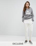 Le Coq Sportif Exclusive To Asos Sweatpants In Cream - Cream