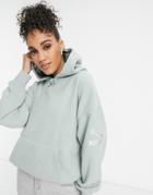 Puma Fleece Hoodie In Gray-grey