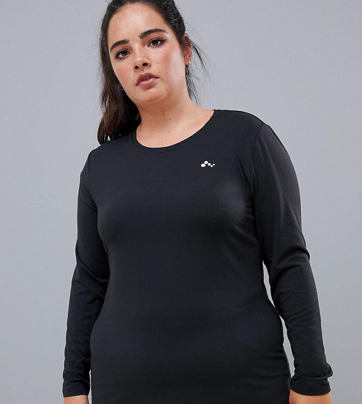 Only Play Curvy Training Tee - Black