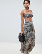 Gestuz Leopard Print Beach Cover-up Skirt - Multi