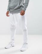 Asos Extreme Drop Crotch Joggers In Lightweight Jersey - White