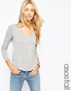 Asos Tall The New Forever T-shirt With Long Sleeves - White