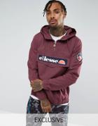 Ellesse Overhead Jacket In Purple - Purple