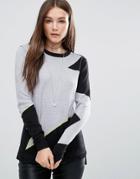 Blank Nyc Rocket Sweatshirt - Gray