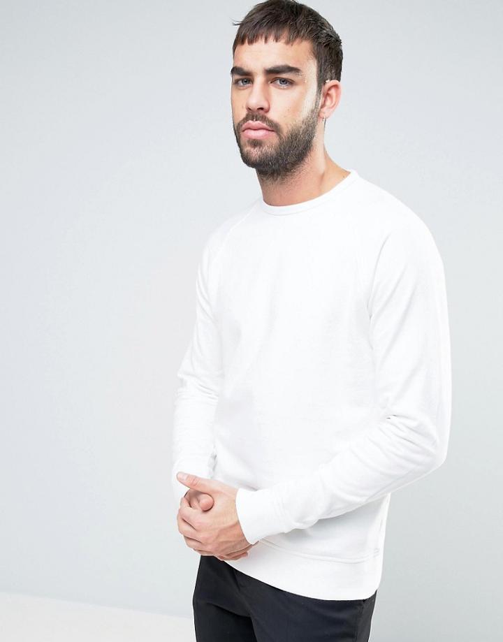 Ymc Long Sleeve Raglan Knit Sweater - Beige