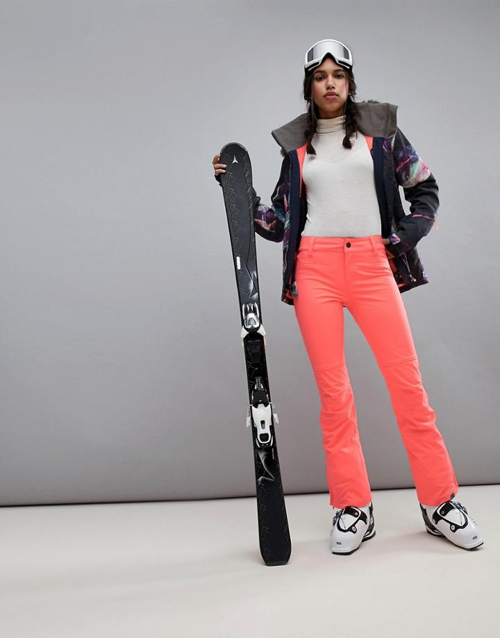 Roxy Creek Pants In Red - Red