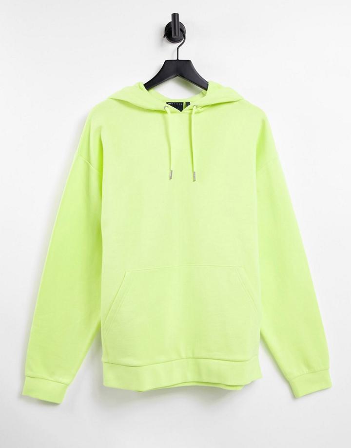 Asos Design Oversized Hoodie In Green - Lgreen