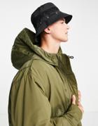 Topman Nylon Bucket Hat In Black