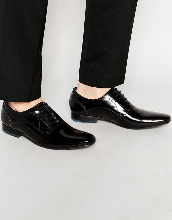 Ted Baker Hemnis High Shine Oxford Shoes - Black