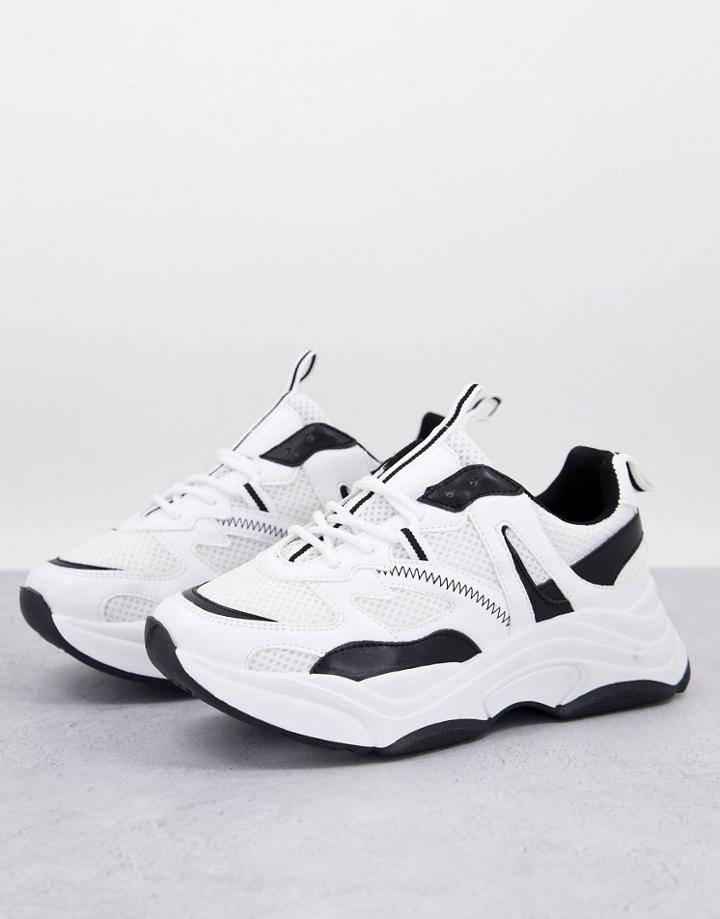 Topshop Cameron Chunky Sneakers In Black