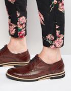 Ted Baker Archerr Derby Brogue Shoes - Red